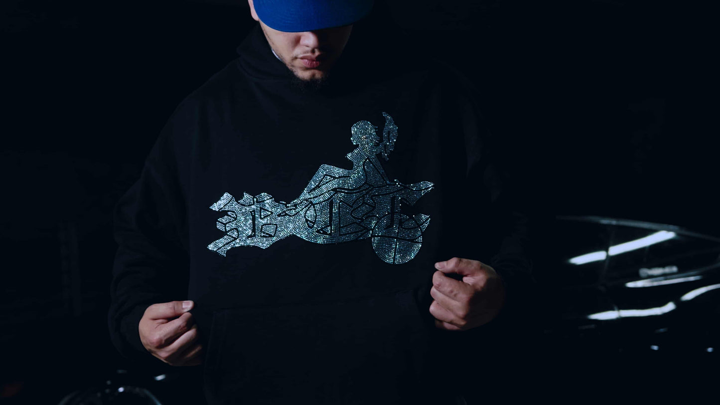 BCL Rhinestone Hoodie